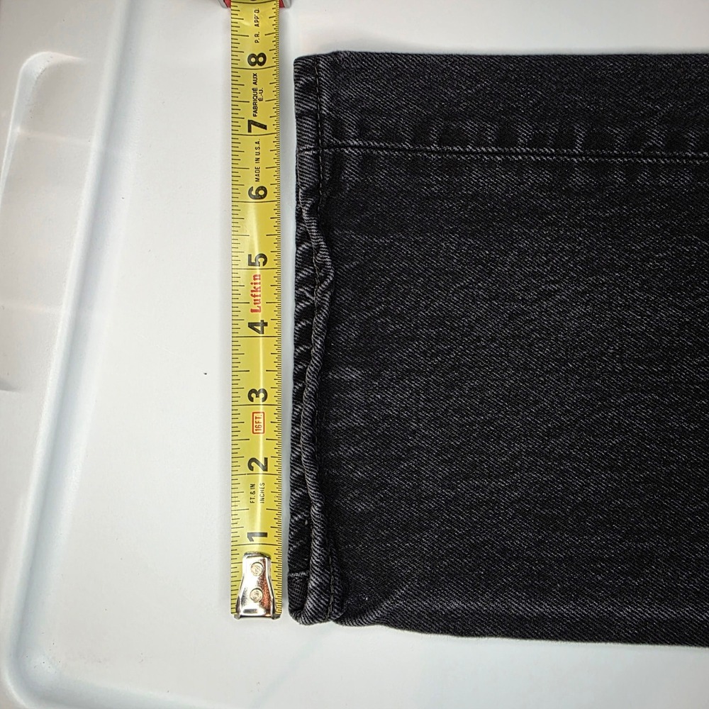 Levi‎ Strauss Co 501 Original Fit Button Fly Black Denim Jeans Mens W36 L30 - Picture 12 of 15